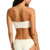 Seafolly Daydreamer Bandeau Bikini Vanilla Clearance