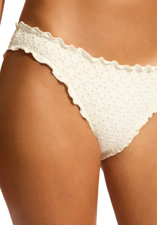 Seafolly Daydreamer Bandeau Bikini Vanilla Clearance