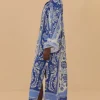 Farm Rio Delicate Tapestry Long Kaftan Fashion