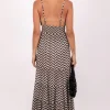 Sundress Ditta Dress Black and White Fashion