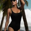 JETS Swimwear Double Strap Swimsuit Black Clearance
