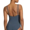 JETS Swimwear Double Strap Swimsuit Steel Blue Hot