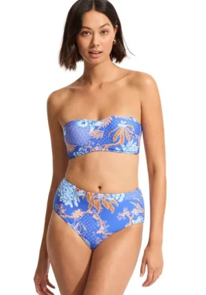 Seafolly Eden Bandeau High Waist Bikini Clearance