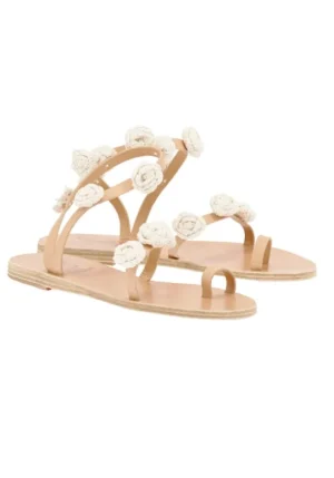 Ancient Greek Sandals Eleftheria Sandals Beige Outlet