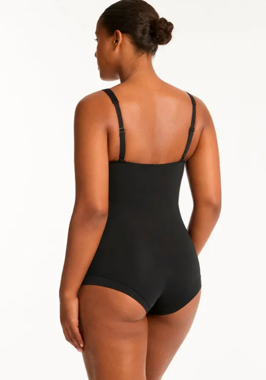 Sea Level Essentials Boyleg Swimsuit Black Discount