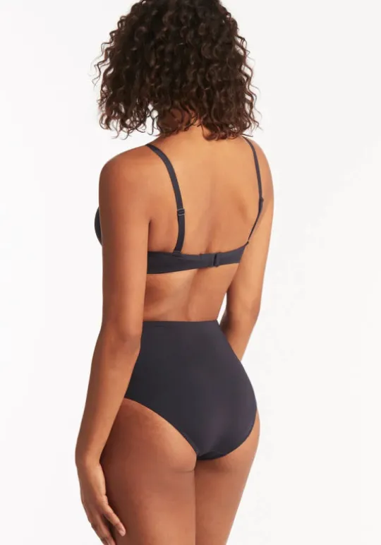 Sea Level Essentials High Waisted Bikini Black Online