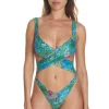 Reina Olga Exotica Swimsuit Green Flowers Best
