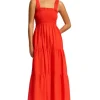 Seafolly Faithful Midi Dress Flame Sale