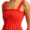 Seafolly Faithful Midi Dress Flame Sale