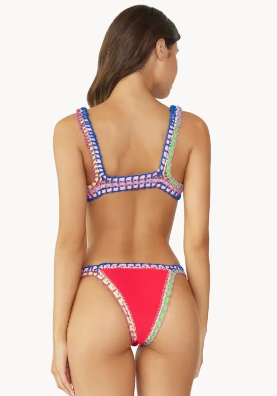 PQ Swim Ferrarini Triangle Bikini Red Clearance