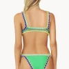 PQ Swim Ferrarini Triangle Bikini Green Hot