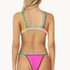 PQ Swim Ferrarini Triangle Bikini Acai Pink Fashion