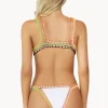 PQ Swim Ferrarini Triangle Bikini White Hot