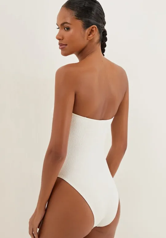 Vix Swimwear Firenze Jolie Swimsuit Off White Clearance