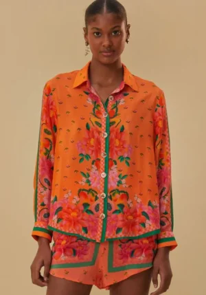 Farm Rio Fruit Garden Scarf Shirt Best