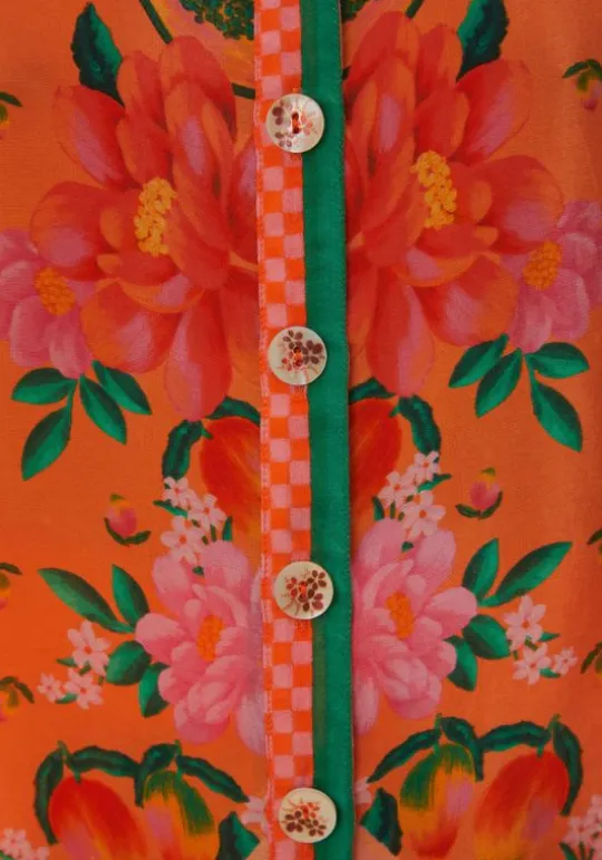 Farm Rio Fruit Garden Scarf Shirt Best