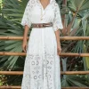 Miss June Gardenia Dress White Fashion