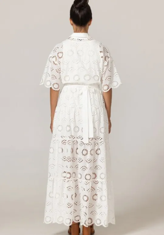 Miss June Gardenia Dress White Fashion