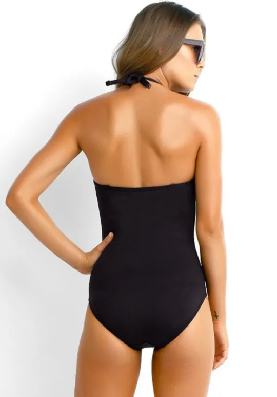 Seafolly Goddess Twist Swimsuit Black Clearance