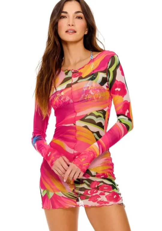 Agua Bendita Hadley Dress Citrus Clearance