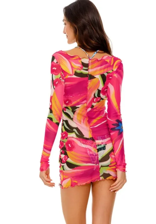 Agua Bendita Hadley Dress Citrus Clearance