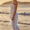 Sea Level Heatwave Bandeau Dress White Fashion