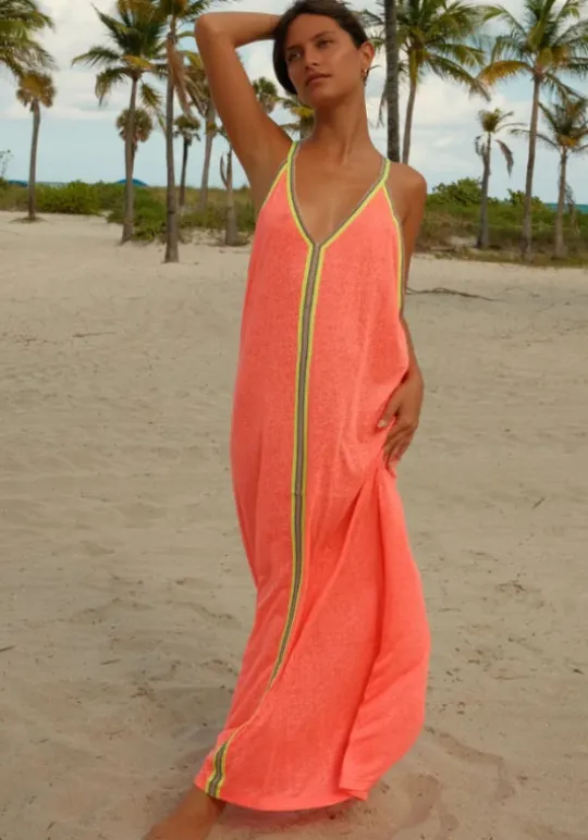 Pitusa Inca Maxi Sun Dress Watermelon Fashion