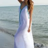 Pitusa Inca Maxi Sun Dress White Hot