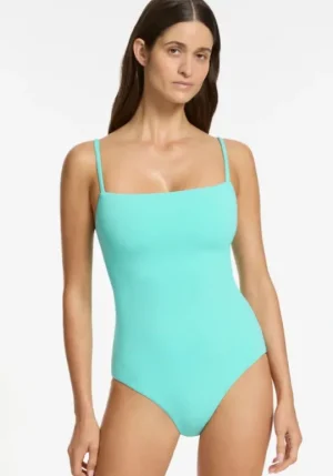 JETS Swimwear Isla Rib Minimal Tank Dolce Sale