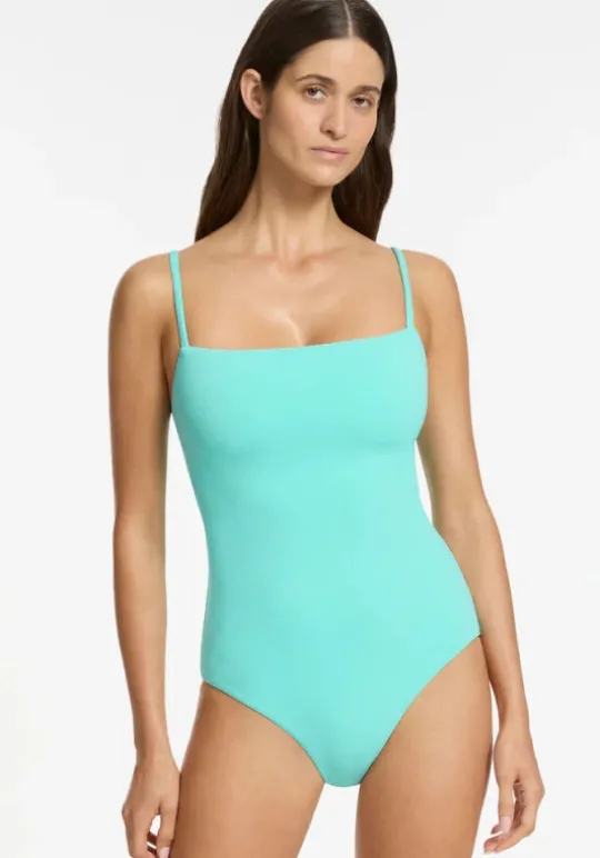 JETS Swimwear Isla Rib Minimal Tank Dolce Sale