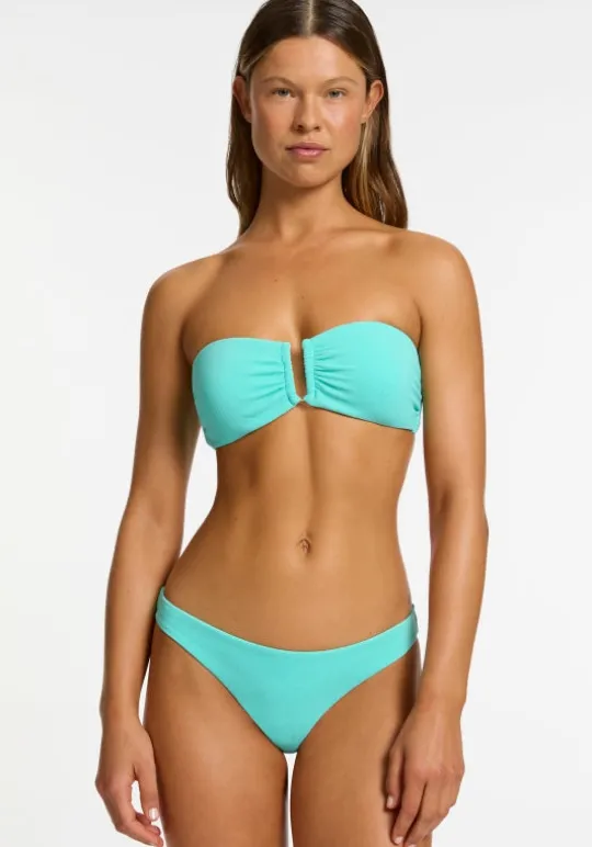 JETS Swimwear Isla Rib U Trim Bandeau Bikini Dolce Hot