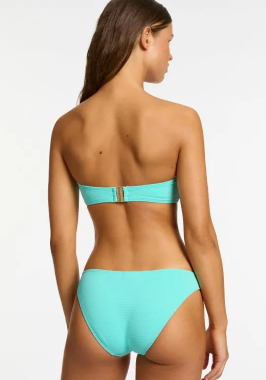 JETS Swimwear Isla Rib U Trim Bandeau Bikini Dolce Hot