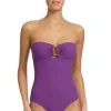 JETS Swimwear Jetset Bandeau Swimsuit Amethyst Clearance