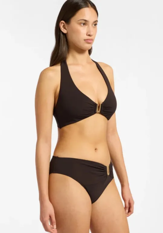 JETS Swimwear Jetset DD Halter Bikini Chocolate Hot