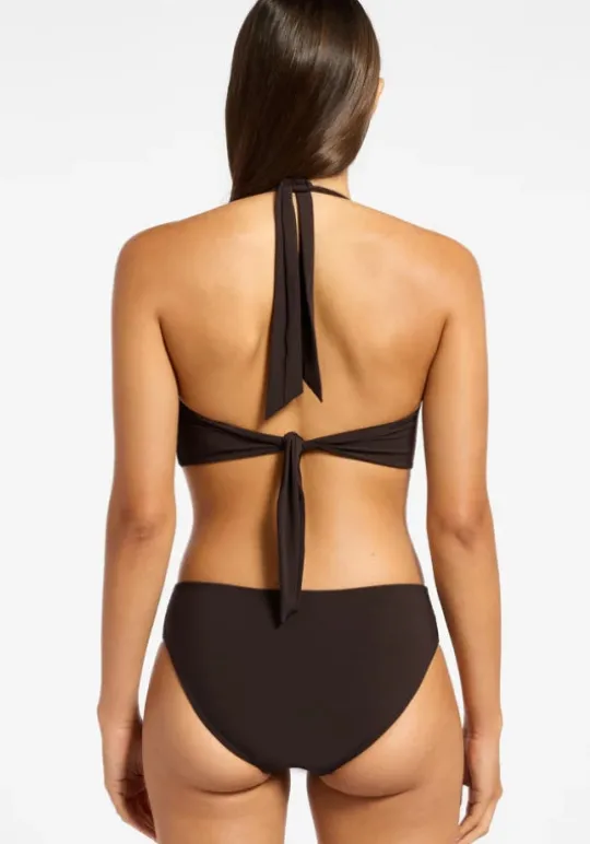 JETS Swimwear Jetset DD Halter Bikini Chocolate Hot