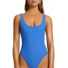 JETS Swimwear Jetset Scoop Neck Swimsuit Tide Discount