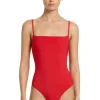 JETS Swimwear Jetset Tank Swimsuit Rosso Clearance