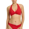 JETS Swimwear Jetset Twist Front Halter Bikini Rosso Best