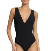 JETS Swimwear Jetset V Neck Swimsuit Black Online