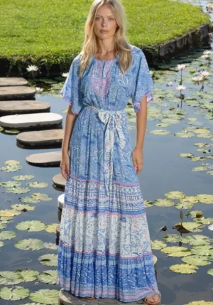 Miss June Kaira Dress Blue Online