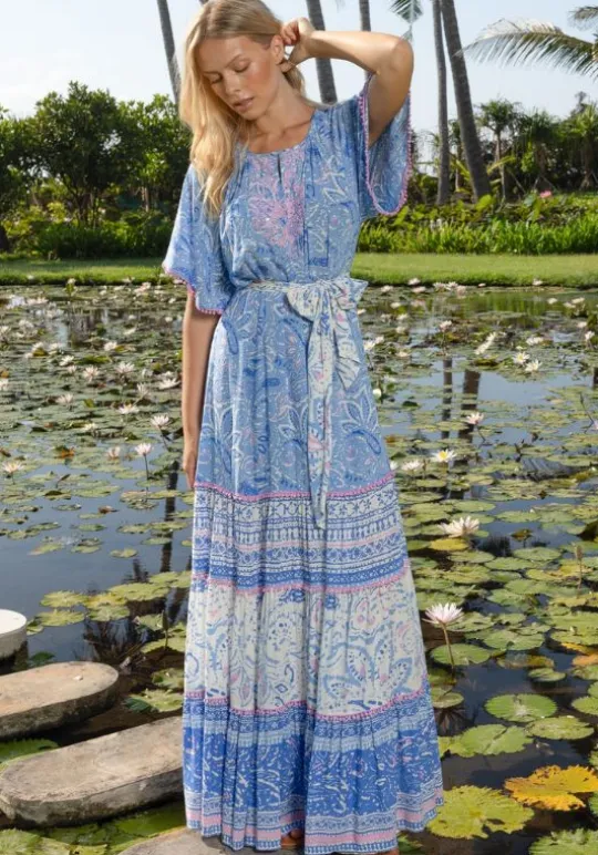 Miss June Kaira Dress Blue Online