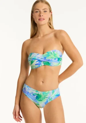Sea Level Twist Bandeau Bikini Key Largo Sale