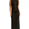 Seafolly Knit Maxi Dress Black Fashion