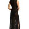 Seafolly Knit Maxi Dress Black Fashion