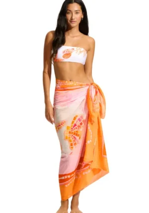 Seafolly La Mer Sarong White Clearance