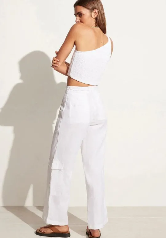 Faithfull The Brand Le Monoa One Shoulder Top White Fashion