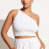 Faithfull The Brand Le Monoa One Shoulder Top White Fashion