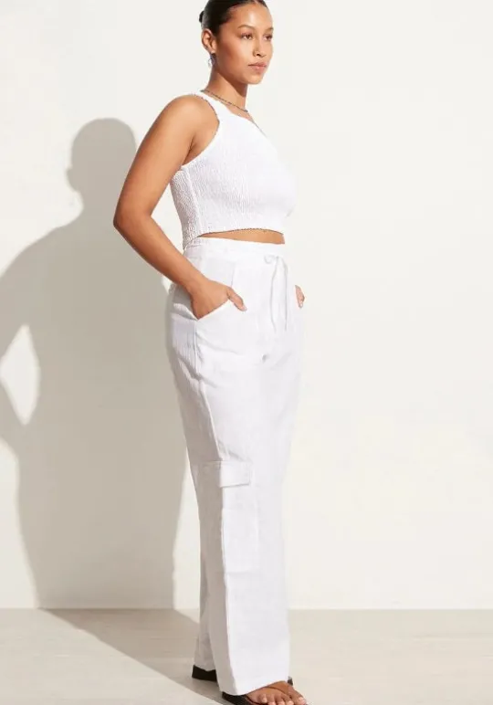 Faithfull The Brand Le Monoa One Shoulder Top White Fashion