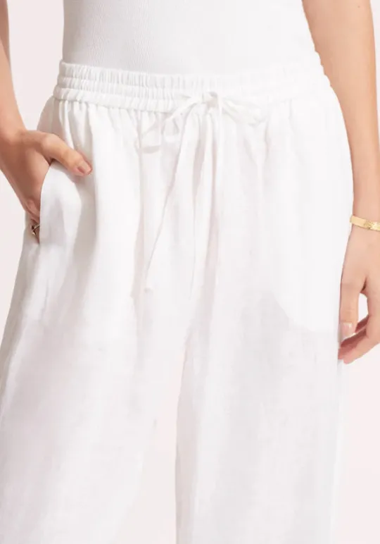 Seafolly Linen Pant White Discount