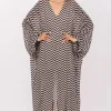 Sundress Louli Kaftan Black Stripe Outlet
